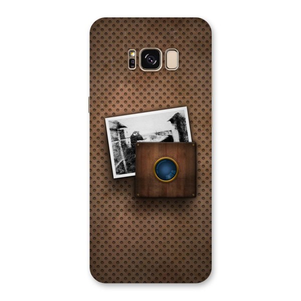 Vintage Wood Camera Back Case for Galaxy S8 Plus