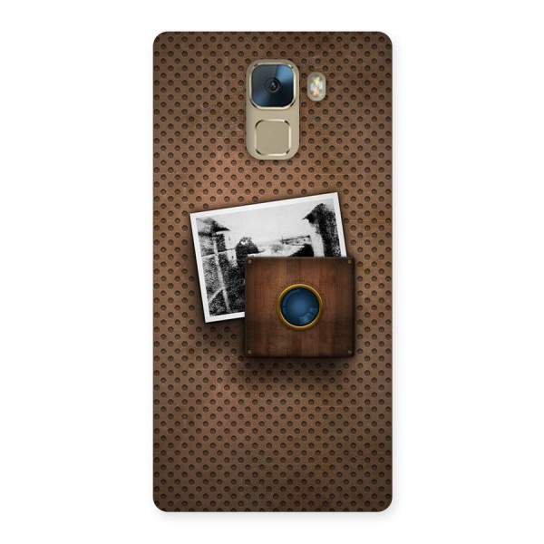 Vintage Wood Camera Back Case for Huawei Honor 7