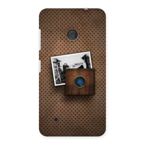 Vintage Wood Camera Back Case for Lumia 530