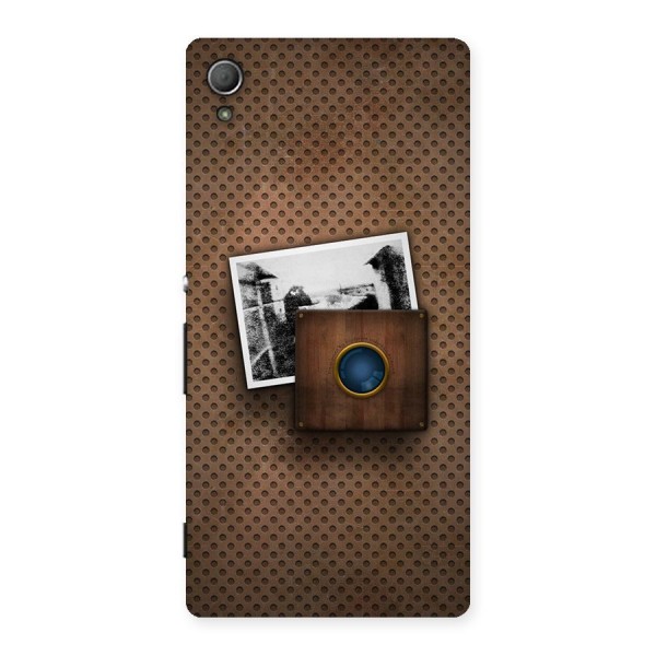 Vintage Wood Camera Back Case for Xperia Z3 Plus