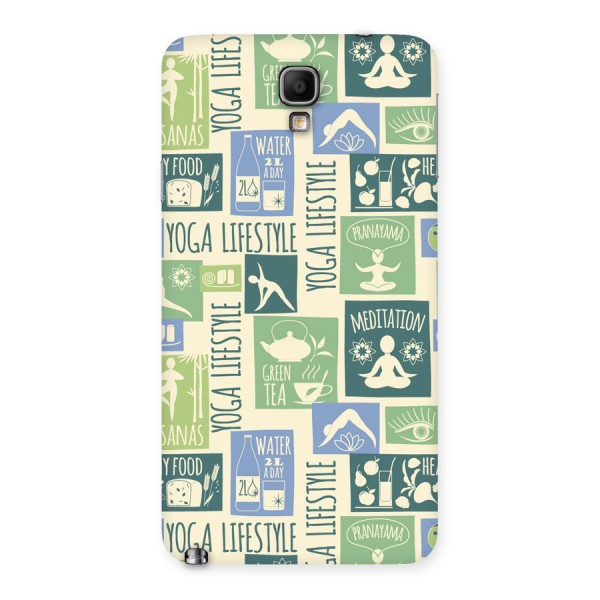 Vintage Yoga Lifestyle Back Case for Galaxy Note 3 Neo