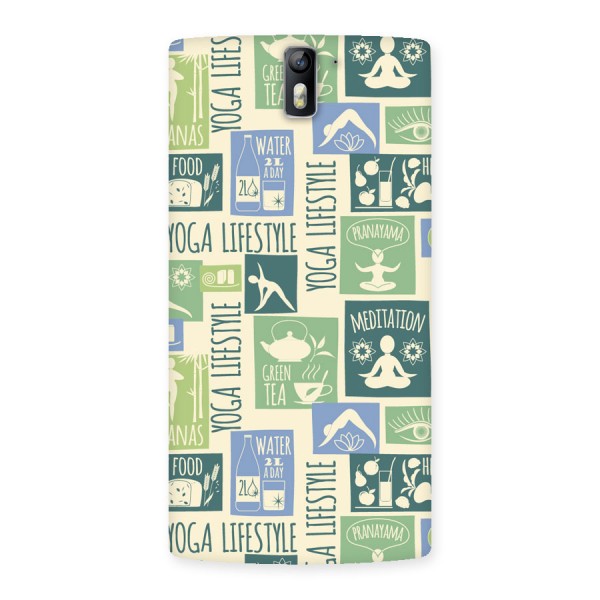 Vintage Yoga Lifestyle Back Case for One Plus One