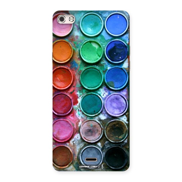 Water Paint Box Back Case for Micromax Canvas Silver 5