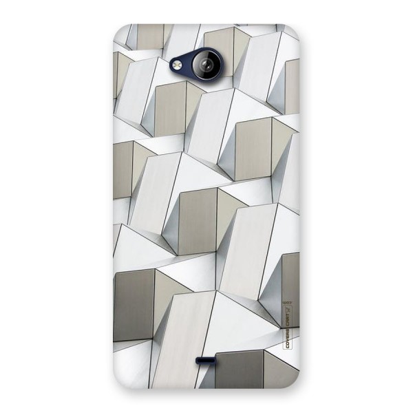 White Abstract Art Back Case for Canvas Play Q355