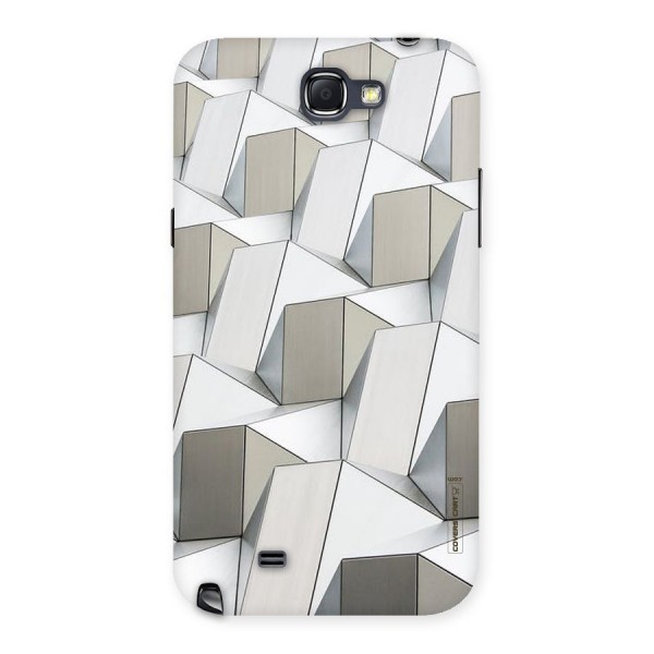 White Abstract Art Back Case for Galaxy Note 2