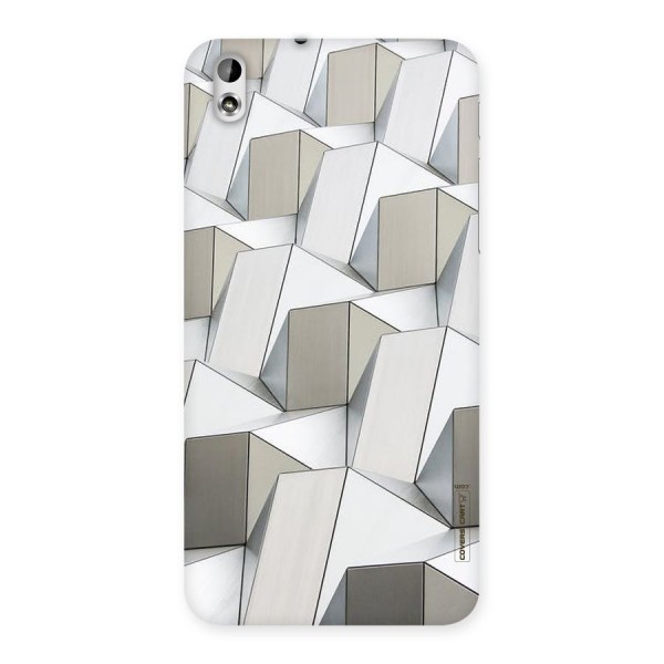 White Abstract Art Back Case for HTC Desire 816