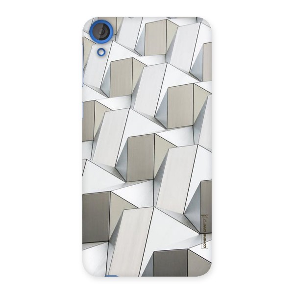 White Abstract Art Back Case for HTC Desire 820