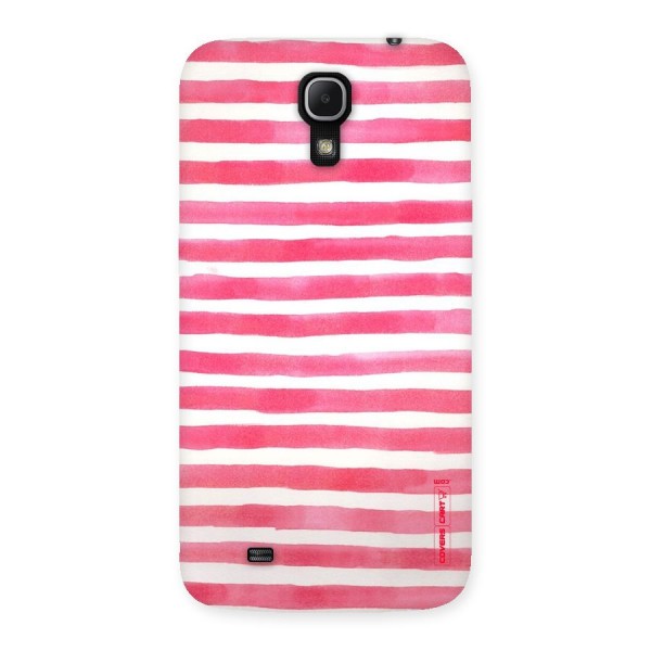 White And Pink Stripes Back Case for Galaxy Mega 6.3