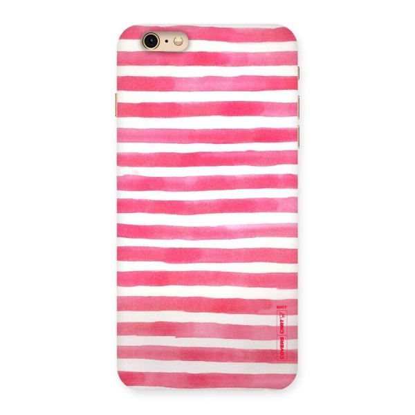 White And Pink Stripes Back Case for iPhone 6 Plus 6S Plus