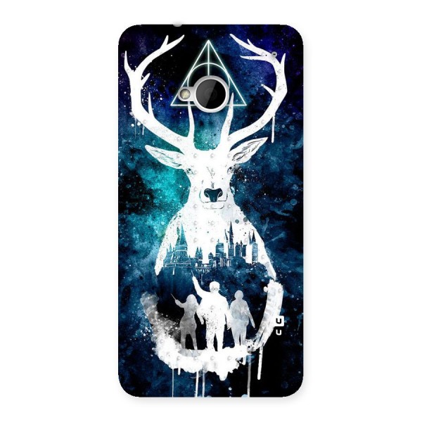 White Deer Back Case for HTC One M7