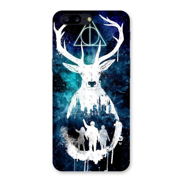 White Deer Back Case for OnePlus 5