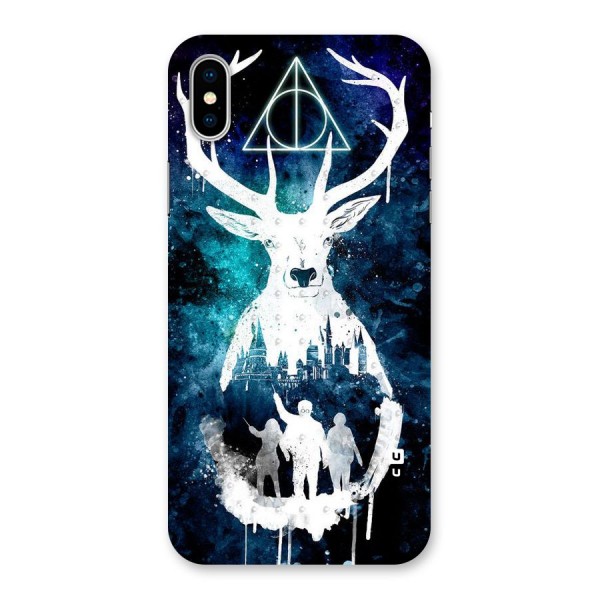 White Deer Back Case for iPhone X
