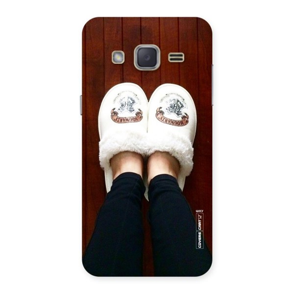 White Feets Back Case for Galaxy J2