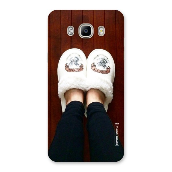 White Feets Back Case for Galaxy On8