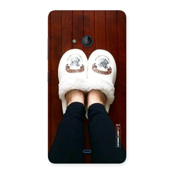 White Feets Back Case for Lumia 540
