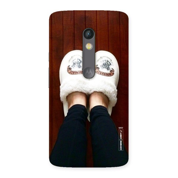 White Feets Back Case for Moto X Play