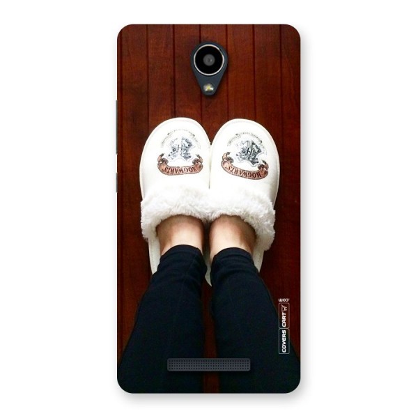 White Feets Back Case for Redmi Note 2