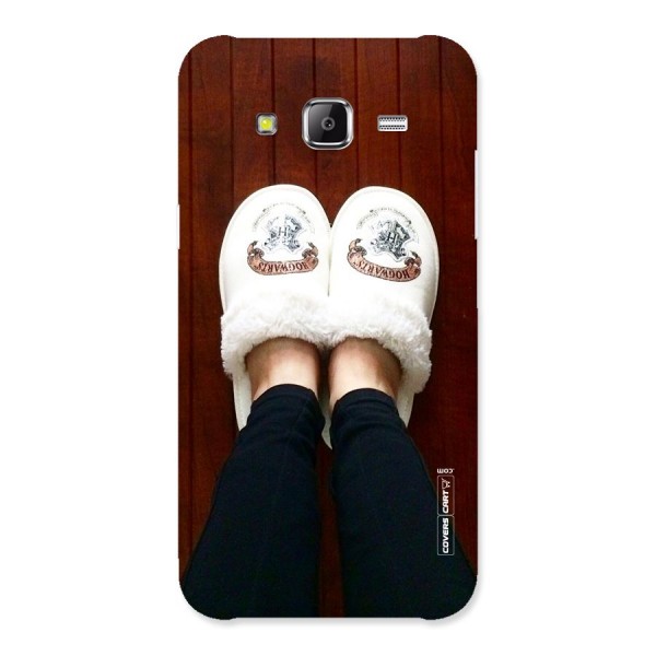 White Feets Back Case for Samsung Galaxy J2 Prime