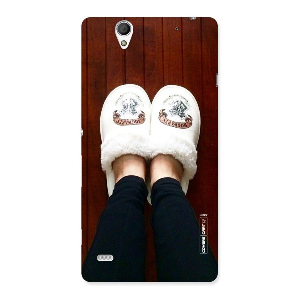 White Feets Back Case for Sony Xperia C4