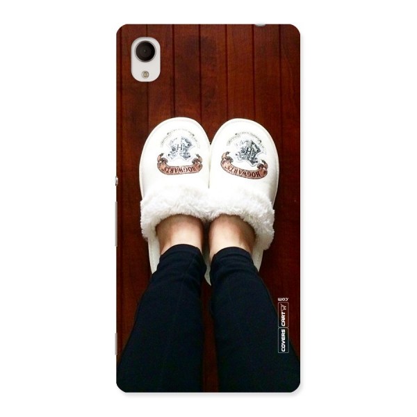 White Feets Back Case for Sony Xperia M4