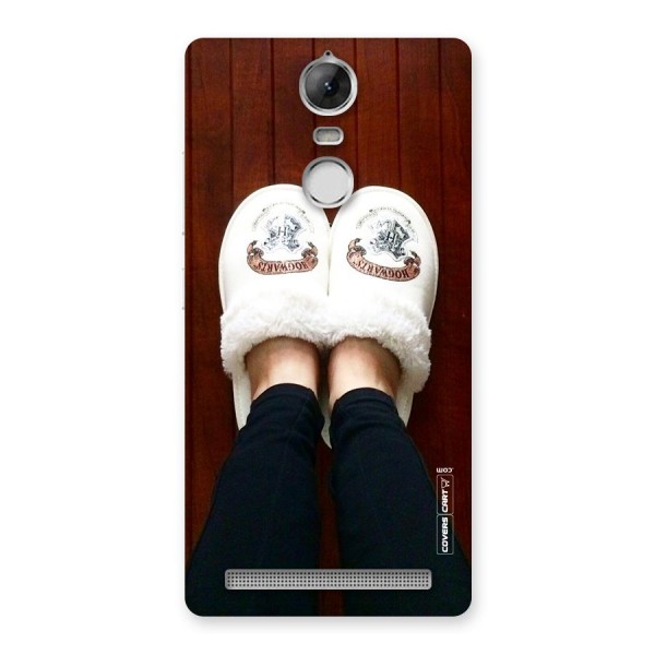 White Feets Back Case for Vibe K5 Note