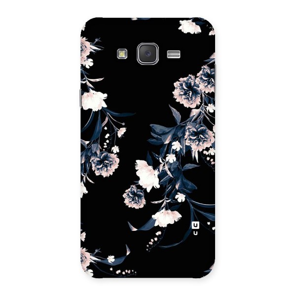 White Flora Back Case for Galaxy J7