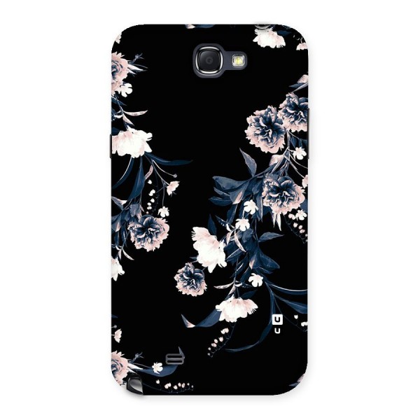 White Flora Back Case for Galaxy Note 2