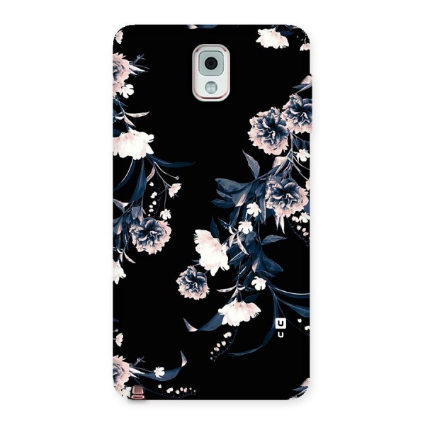 White Flora Back Case for Galaxy Note 3