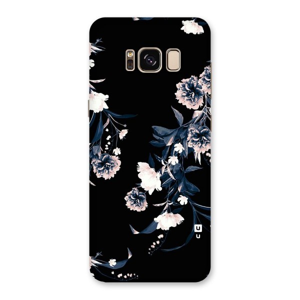 White Flora Back Case for Galaxy S8