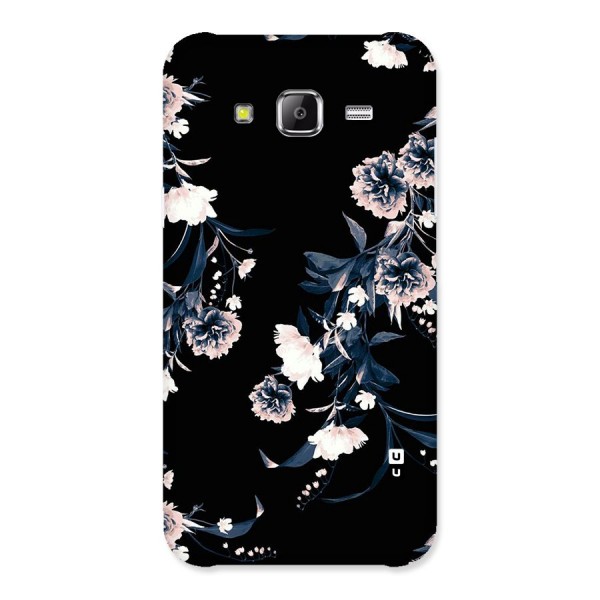 White Flora Back Case for Samsung Galaxy J5