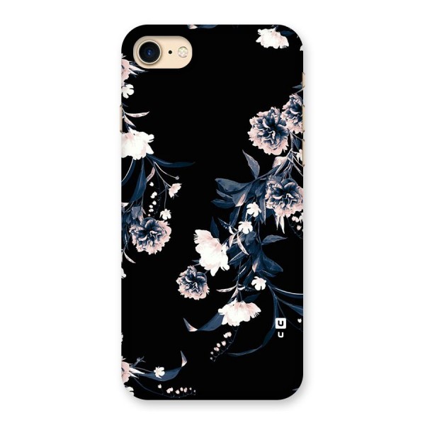 White Flora Back Case for iPhone 7