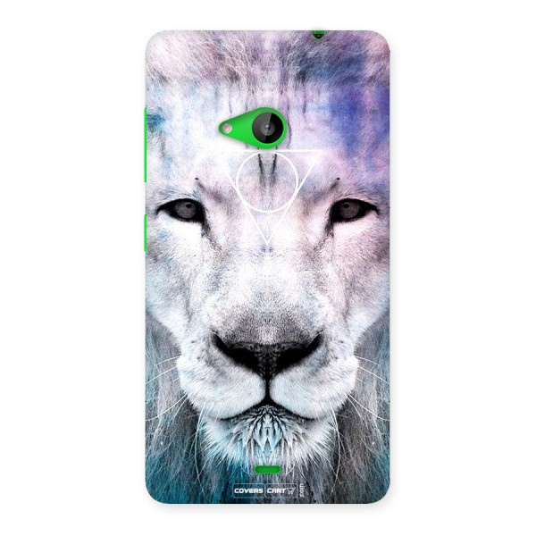 White Lion Back Case for Lumia 535
