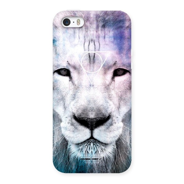 White Lion Back Case for iPhone SE