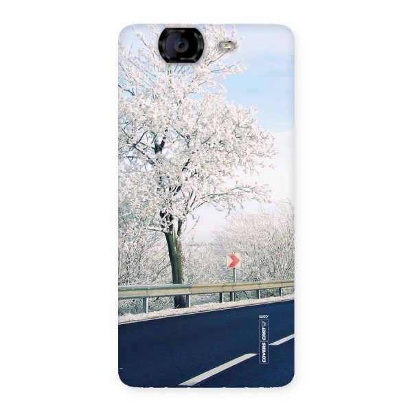 White Snow Tree Back Case for Canvas Knight A350