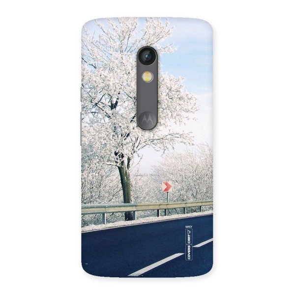 White Snow Tree Back Case for Moto X Play
