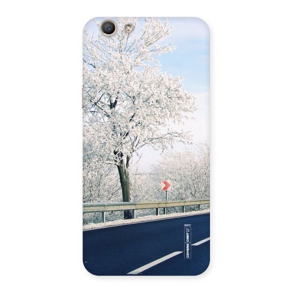 White Snow Tree Back Case for Oppo F1s