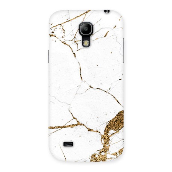 White and Gold Design Back Case for Galaxy S4 Mini