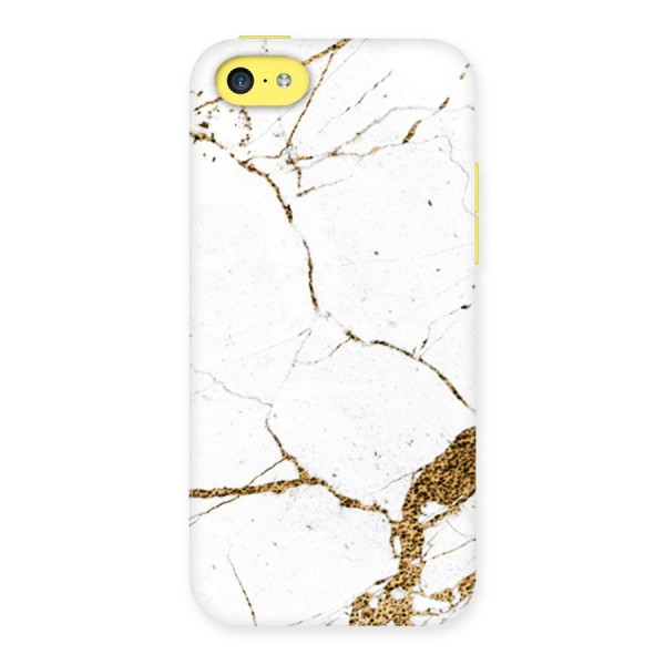 White and Gold Design Back Case for iPhone 5C