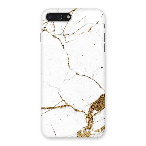White and Gold Design Back Case for iPhone 7 Plus