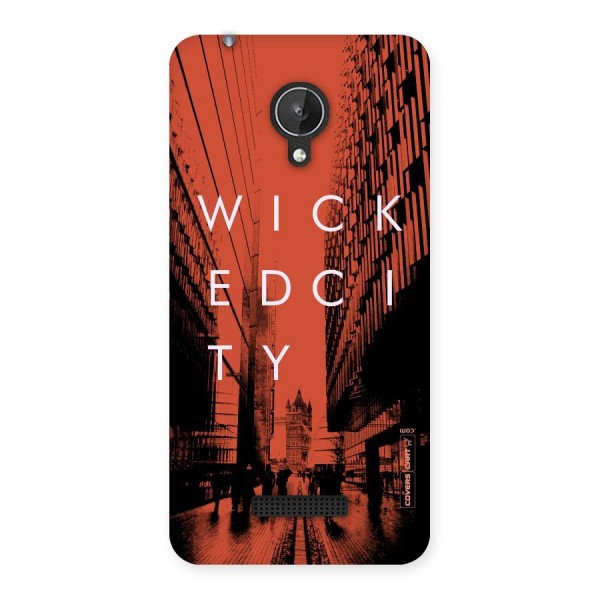 Wicked City Back Case for Micromax Canvas Spark Q380