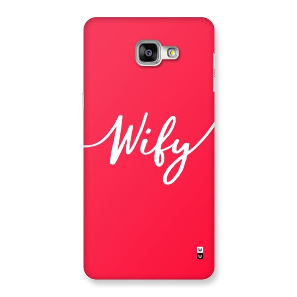 Wify Back Case for Galaxy A9