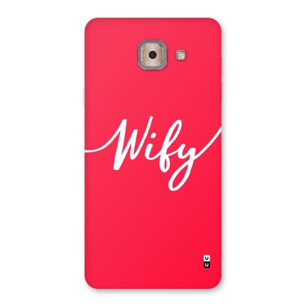 Wify Back Case for Galaxy J7 Max