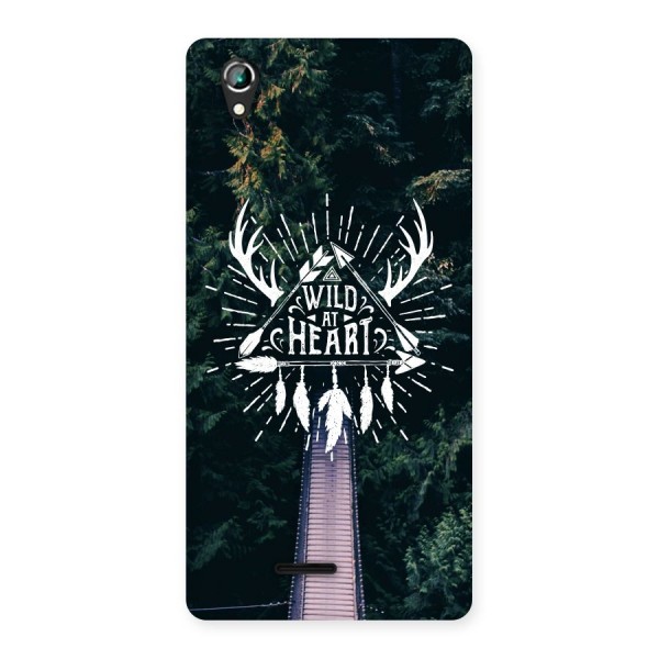 Wild Heart Back Case for Lava Iris 800