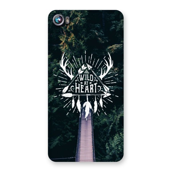 Wild Heart Back Case for Micromax Canvas Fire 4 A107