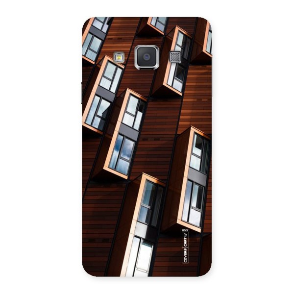 Window Abstract Back Case for Galaxy A3