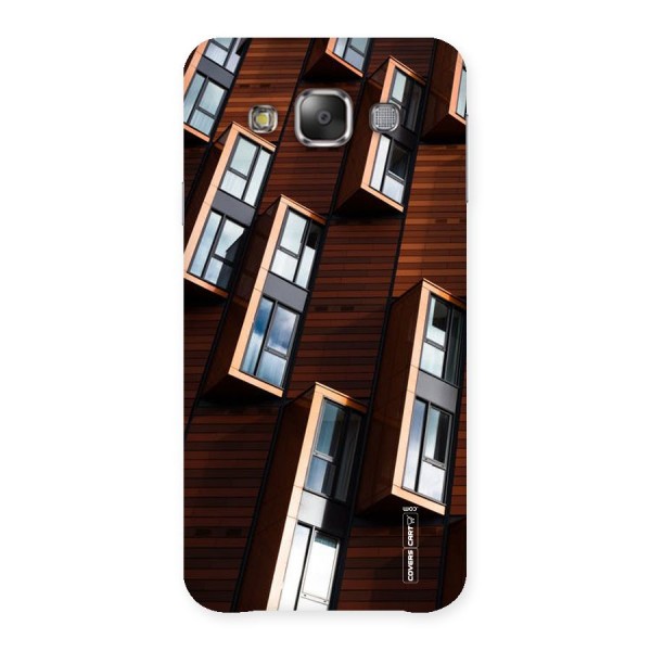 Window Abstract Back Case for Galaxy E7