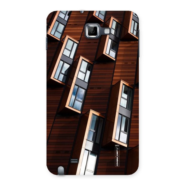 Window Abstract Back Case for Galaxy Note