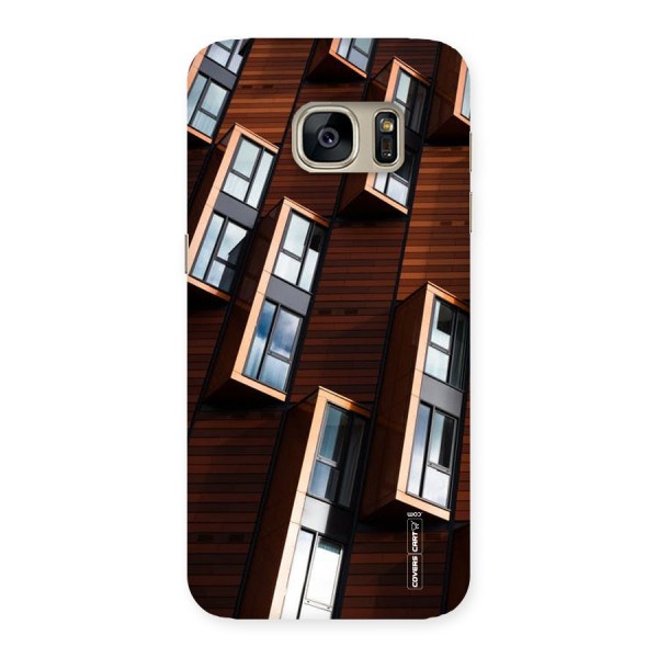 Window Abstract Back Case for Galaxy S7