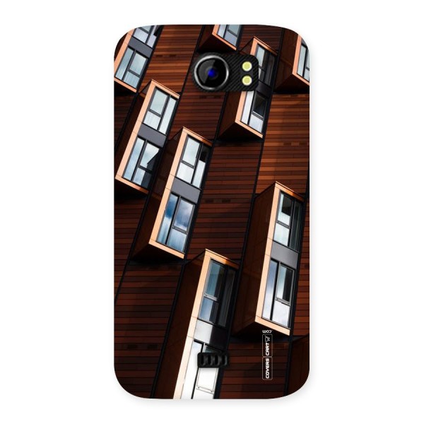 Window Abstract Back Case for Micromax Canvas 2 A110