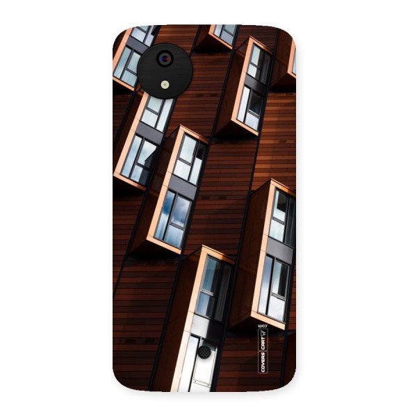 Window Abstract Back Case for Micromax Canvas A1